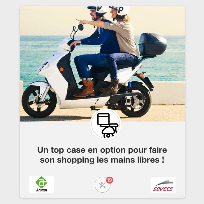 Un accessoire au top et surtt bien pratique, qu'on se le dise 😉 
Ts les scooters électriques Govecs : buff.ly/2gs3j1V <a href="/Nextmotorbike/">Nextmotorbike</a>