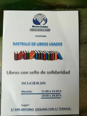 Ultimos dias del 2º Rastrillo Solidario en Estepona !!!: manosunidas.org/delegacion/mal…