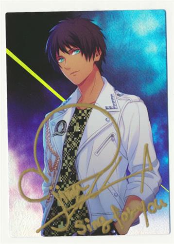 ☆レア☆愛島セシル 特大ポスター 額入 直筆サイン うたプリ ソロ発売記念 ☆レア☆愛島セシル 特大ポスター 額入 直筆サイン うたプリ ソロ発売