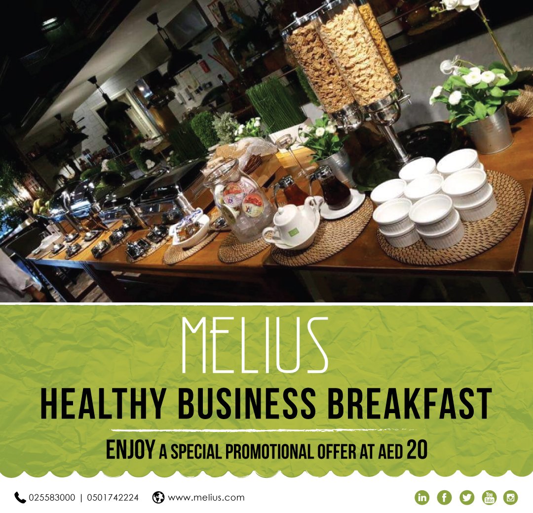 Meliusuae's tweet photo. Start your day like a king with a #healthy #breakfast #buffet only at AED 20. #melius #eatallyoucan #UAE #foodie #iLovefood #myabudhabi https://t.co/nPRYmoPmff