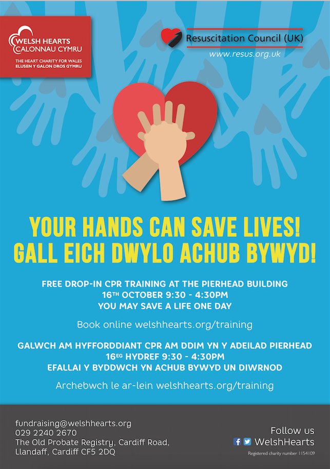 We're urging more people to learn CPR in Wales. You never know when you could step in and save a life ❤️ welshhearts.org/training