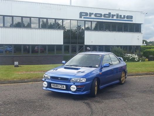 Our 555 and 1997 @prodrive press car from 1997. Just some of the ultra rare Imprezas we have.@subarus @subaruuk @SilverlineUKLTD @banzaimag