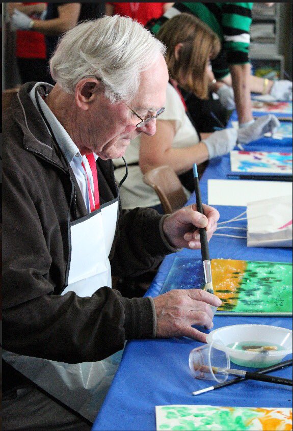 The powerful and positive impact #Arttherapy has with those living with #Dementia #HighlightDementia2017