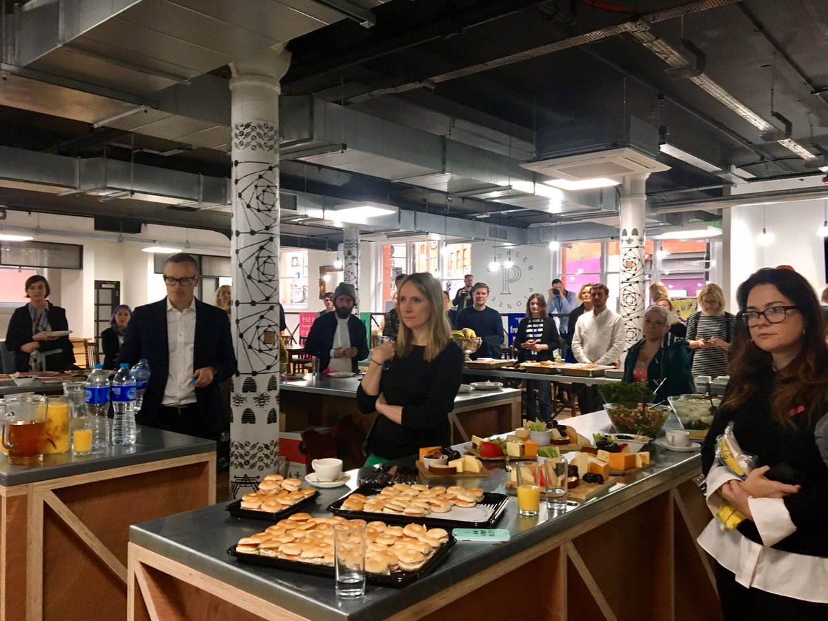 GNCCF's tweet photo. It's all go today in #Manchester : @DesignMCR launch breakfast with @AnnMarieGNCCF's #GNCCF10th presentation, then onto exhibitor setup. https://t.co/OVcM5Cbzmc