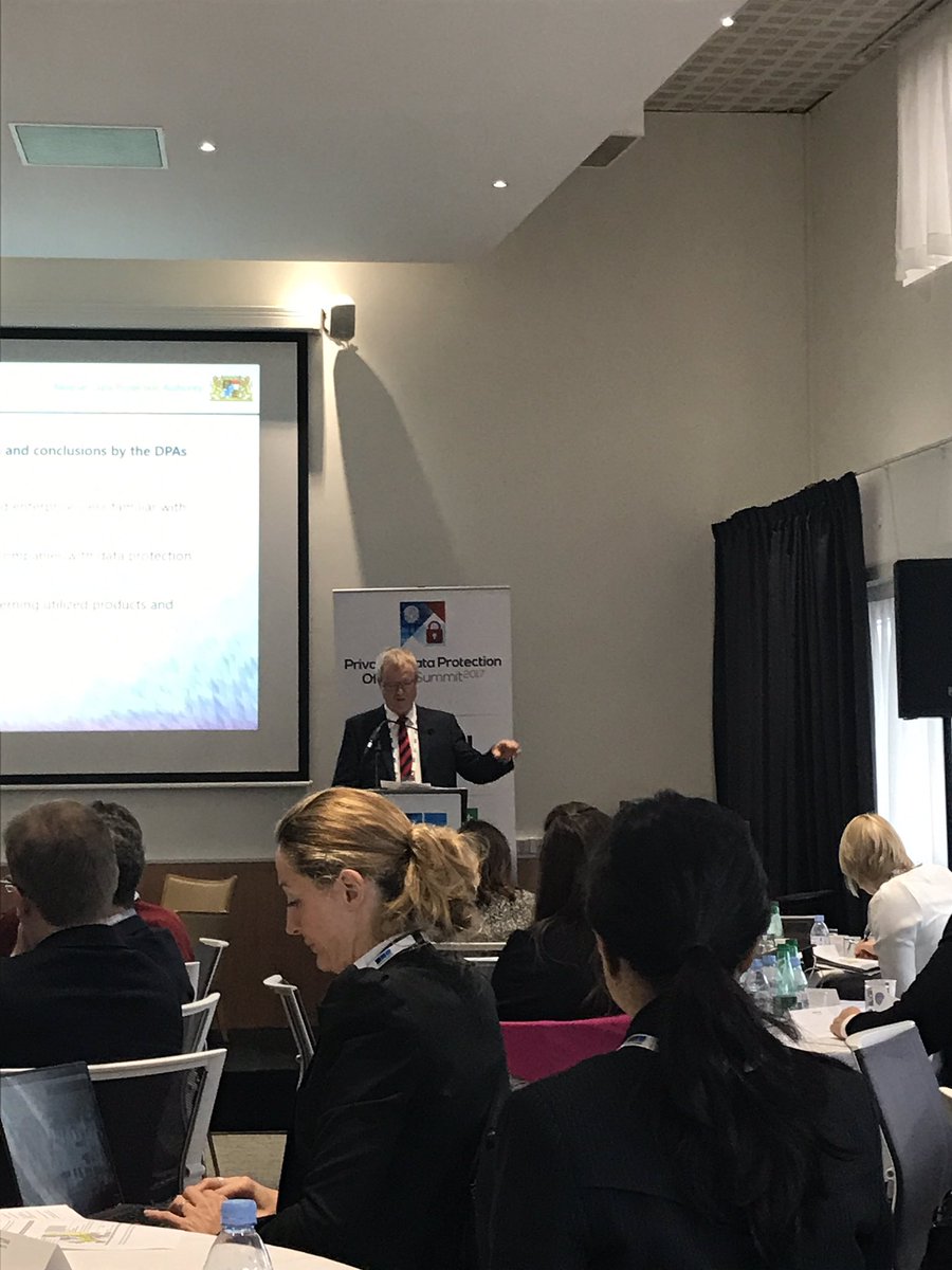 ShrenaHW's tweet photo. Thomas Kranig of the Bavarian Data Protection Authority #DPOSummitEU https://t.co/t0iDhEW6lx