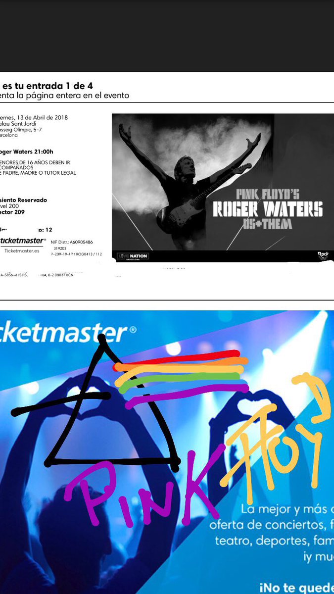 Svancellsamat's tweet photo. Compradaaa!!! Thanks Roger @rogerwaters #rogerwaters https://t.co/fhVKyWXJMb