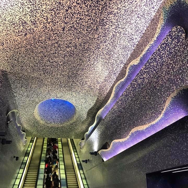 SaturatedSpace's tweet photo. Oscar Tusquets Blanca's Toledo Metro station, Naples https://t.co/5MfNnwIlaV