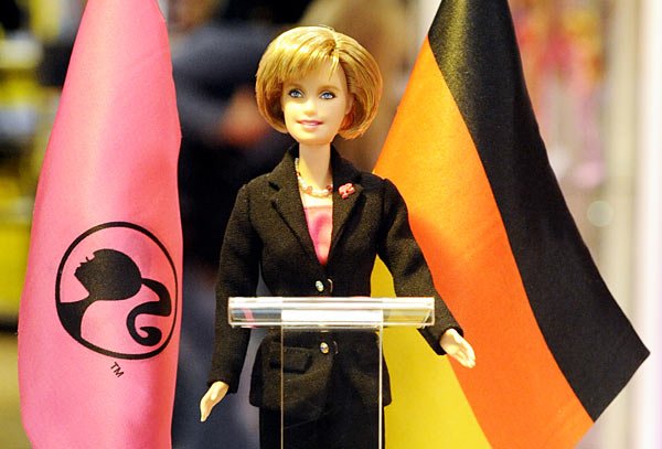 angela merkel barbie doll