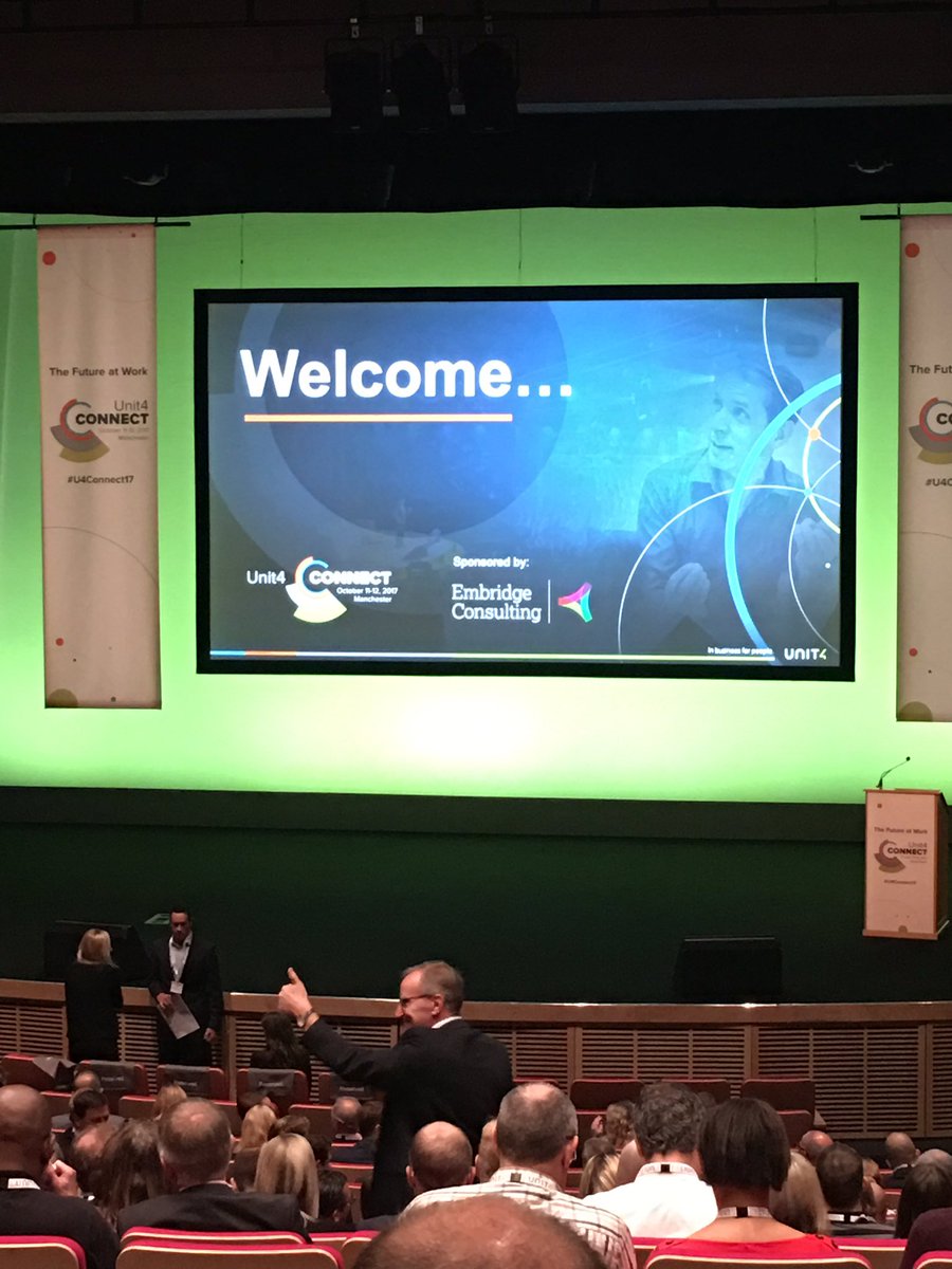 MyriadConsults's tweet photo. Opening session #U4Connect17 #unit4 #unit4partners @Unit4_UK @MyriadConsults https://t.co/uEeosyNh8A