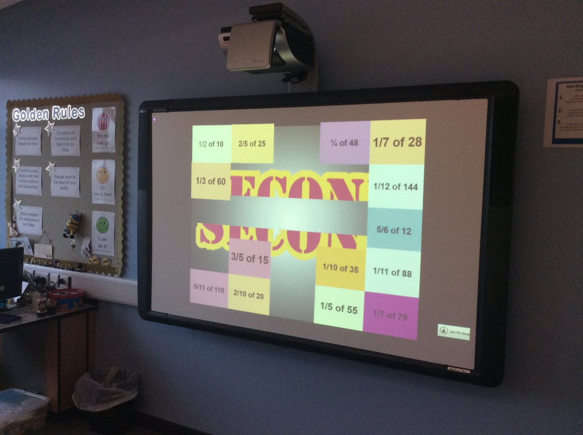 MissGreenWLA's tweet photo. Year 8 are playing fractions Catchphrase this morning! ➗✖️⭐️@WestLakesMaths @WestLakesAcad https://t.co/RkWyhBD7z0