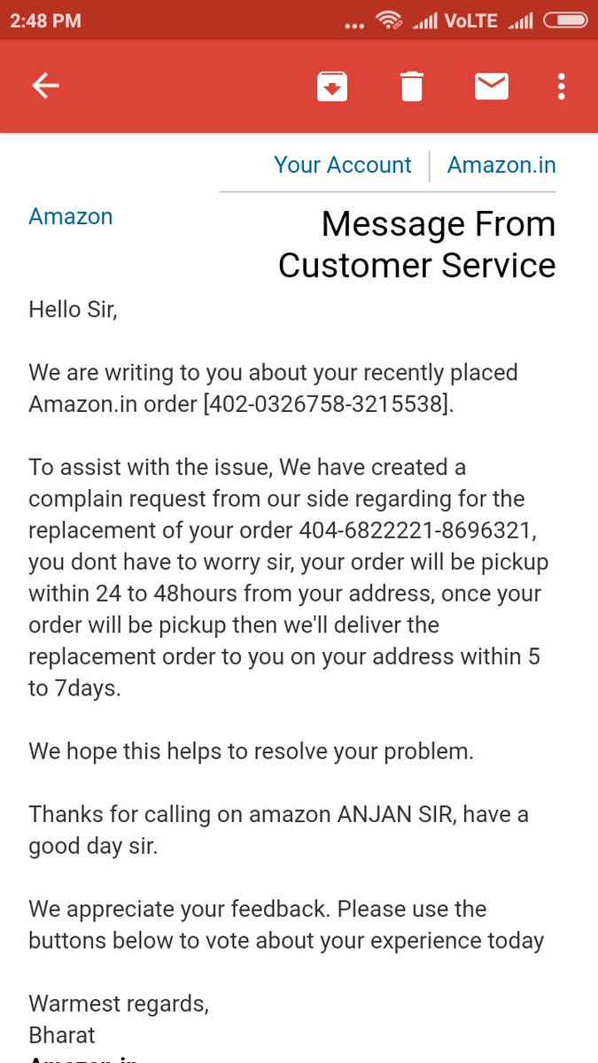 anjan6600's tweet photo. @AmazonNews_IN @amazonIN @oneplus @OnePlus_IN @amazonIN @AmazonHelp #Fake_promises #Liar #fraud
#Cheating #42inch tv ki 40" paisa #khaya #Hsrrasing with #replacement #Irritating_Service https://t.co/RKBYXl1aBq