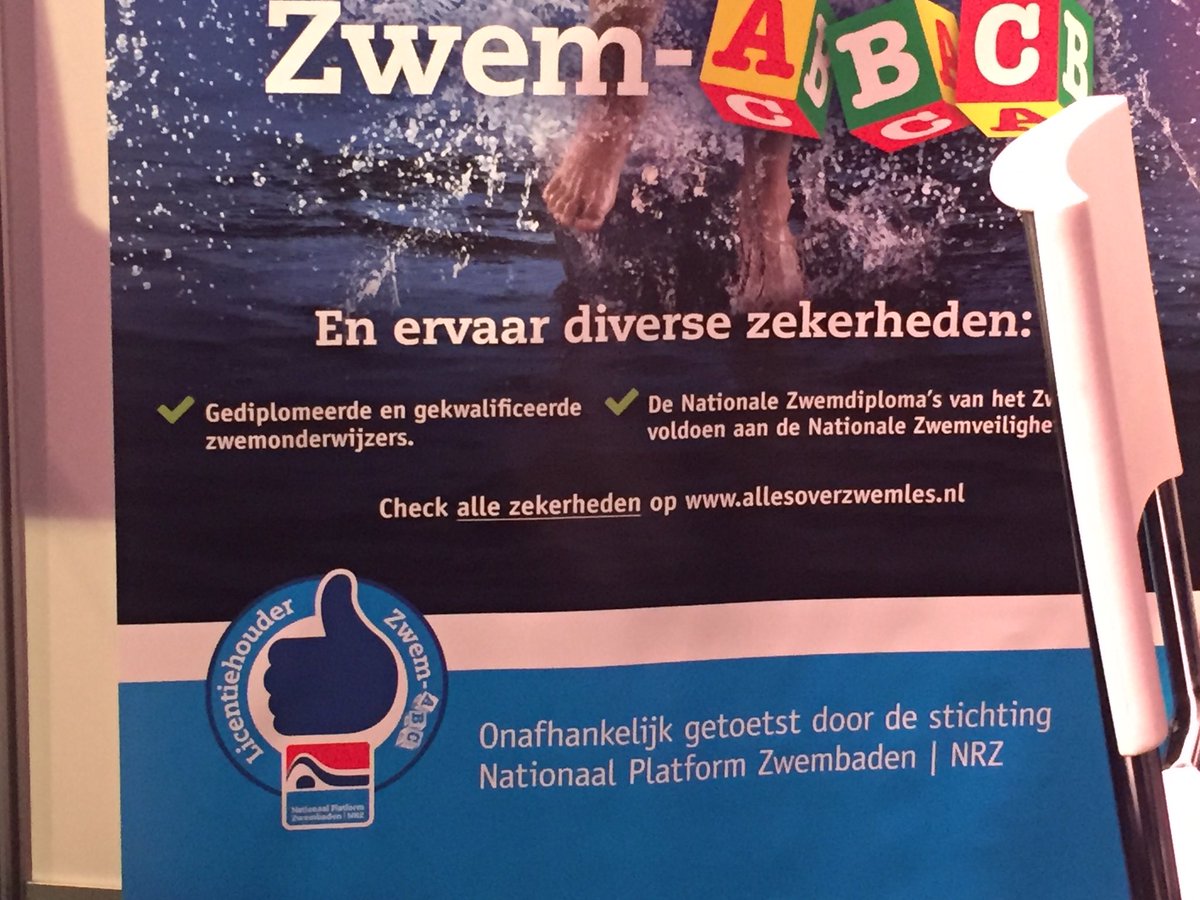 koenbreedveld's tweet photo. Zie op de #zbbd17 steeds meer aanbieders van zwemlesconcepten. Goede zaak, en goed dat @NpzNrz de kwaliteit borgt. https://t.co/tuSgsalTNK