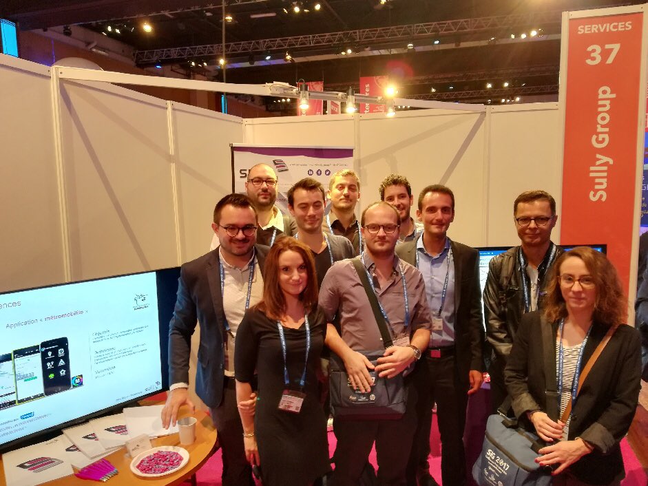 SullyGroup's tweet photo. Photo de famille aujourd’hui au salon #SIG2017. Venez rencontrer nos experts SIG durant ces 2 jours au stand n.37. À très vite 😉 #sullyrun https://t.co/Ua9t4m3nmk