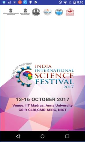 PIB_India's tweet photo. #CelebratingScience 
Stay updated with all events &amp; activities at #IISF2017, through your 📱
Download the app here 👇
https://t.co/NoUGZnW0kS https://t.co/3yQreXUXhX