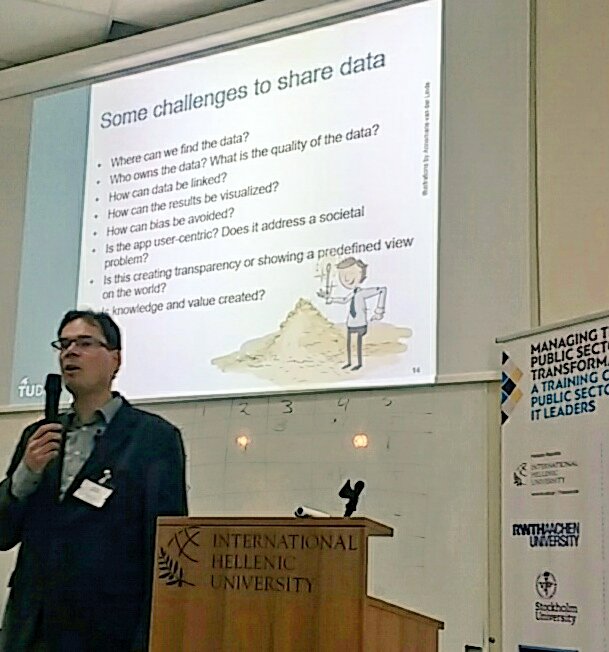ilias_kastritis's tweet photo. Societal benefits for whom? What can see from the window? Some datasets create value, challenges ahead @HMarijn #mdt2017 https://t.co/qwc8F1oUT0
