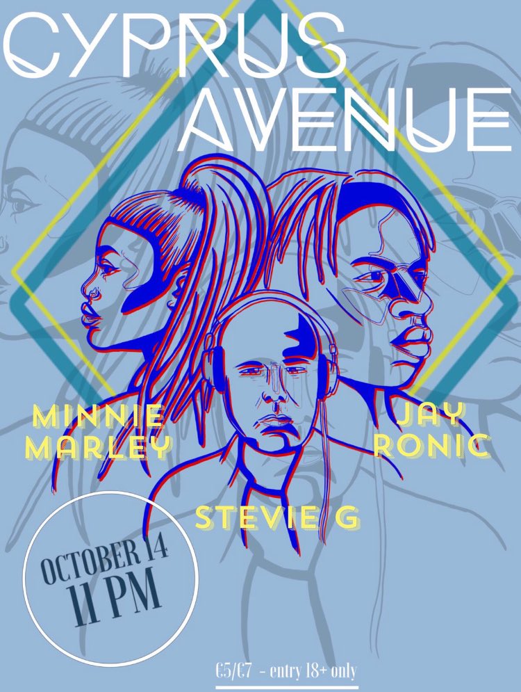 <a href="/marleyafrica/">Marley Africa Ngonyoza</a> @Ronic_Official <a href="/StevieGrainger/">Stevie G</a> <a href="/CyprusAveCork/">Cyprus Avenue</a>