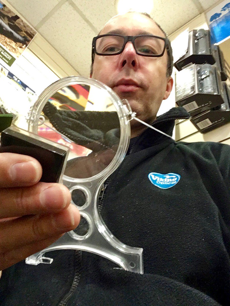 vikingoptical's tweet photo. Hands free chest #magnifier 2x Suitable for #modeling #needlework #splinters #reading #allsortsofthings Only £4.99! https://t.co/uJ6R9npuxC https://t.co/RyxAw2UcT1