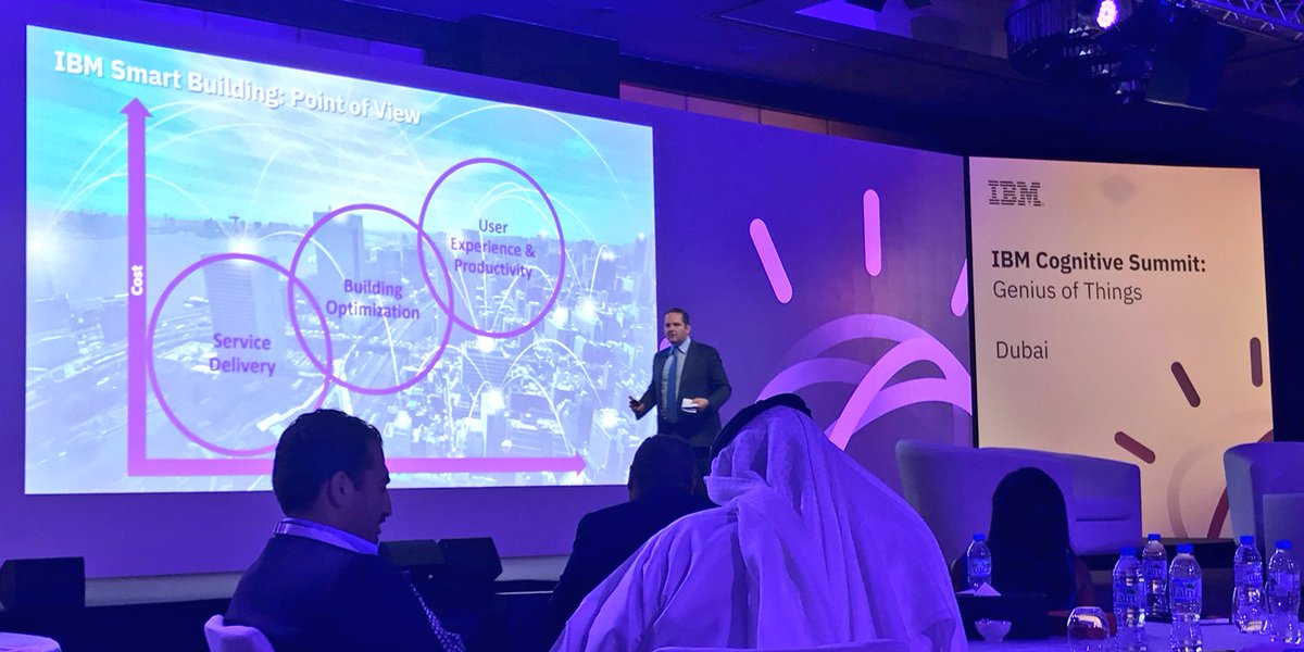 KiranSajwani's tweet photo. @IBMMEA @IBMWatson “It’s not just about making a building smart, but rather personalizing & improving the user experience” @deonnewm #IBMCSGoT https://t.co/ddpmx6IXJe