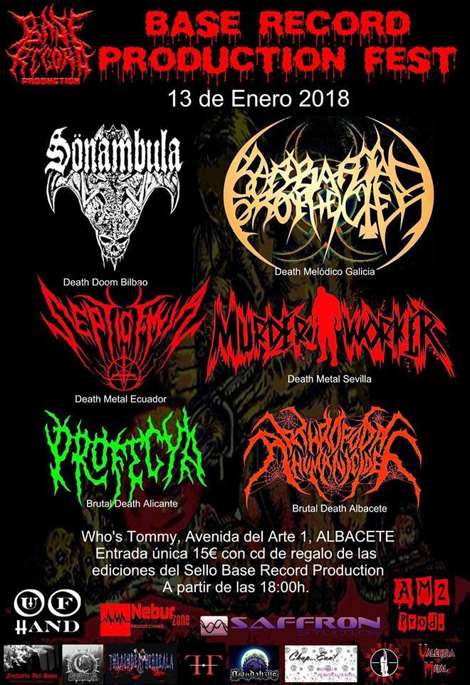 cimarockbooking's tweet photo. SÖNAMBULA participarán en el Base Record Fest, el 13 de Enero en Albacete https://t.co/L6K1fZwGEX