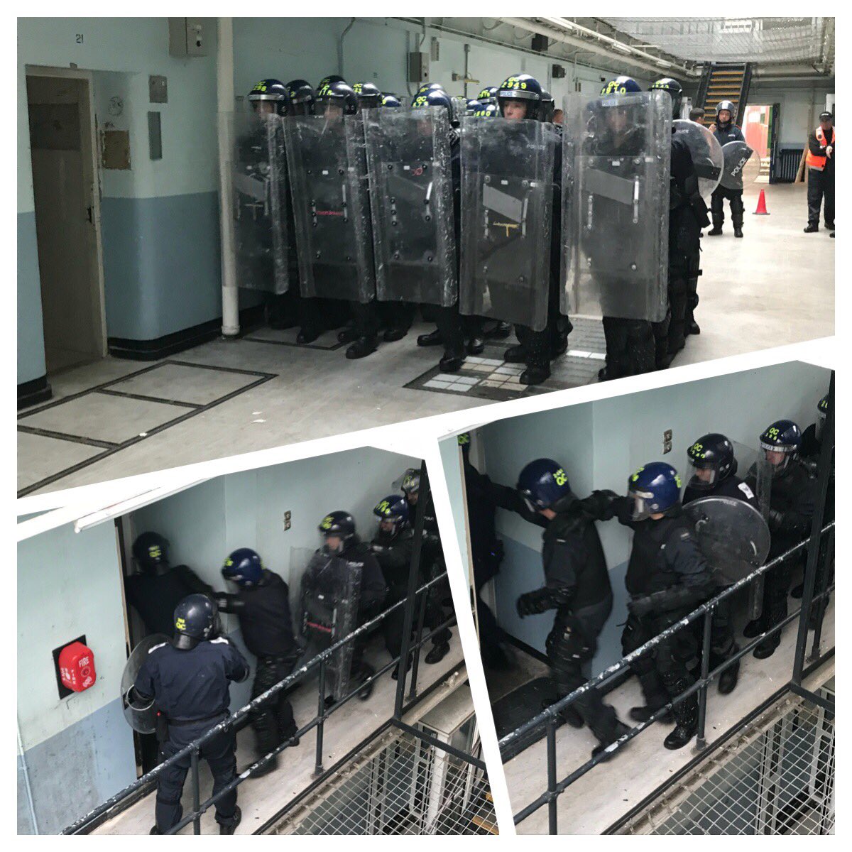 DorPol_POPS's tweet photo. Prison tactics today with @JailhouseTours and a visitor from @ASPOps_Training. #SafetyFirst https://t.co/Q6JofpRemQ