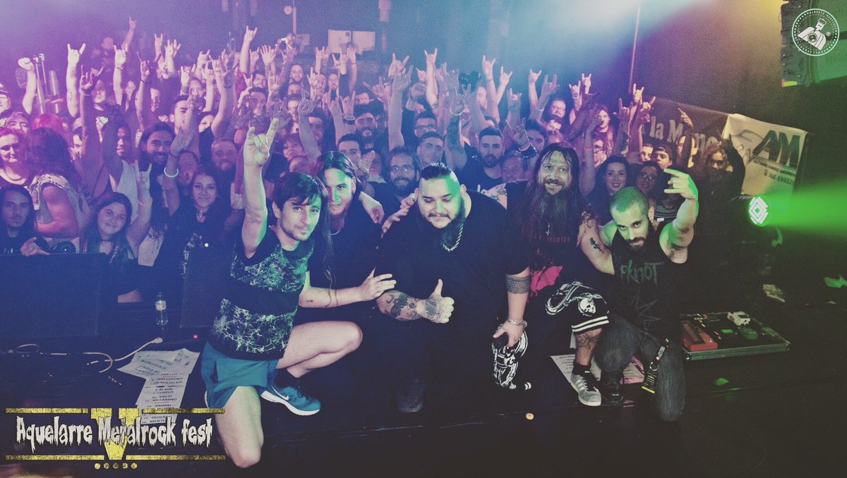 Un millón de G R A C I A S
🖤MURCIA🖤siempre será nuestra casa. 
#laskaladerichter #factanonverba #murcia #aquelarremetalrockfest