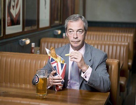 #BrexitInFiveWords Seize Farage by the throat.