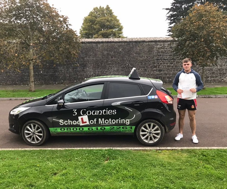 Another first time pass here at 3 counties, this time it’s Brandon’s turn. He smashed his test with just 2 minors. #drivesafeforlife
