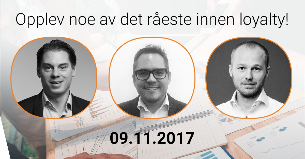 OculosAS's tweet photo. Kom på gratis #seminar i Oslo 9. november! Vi har invitert  tre av de dyktigste innenfor #CRM og #kundelojalitet! 
https://t.co/7SxXatVVpP https://t.co/PydGdgjv55