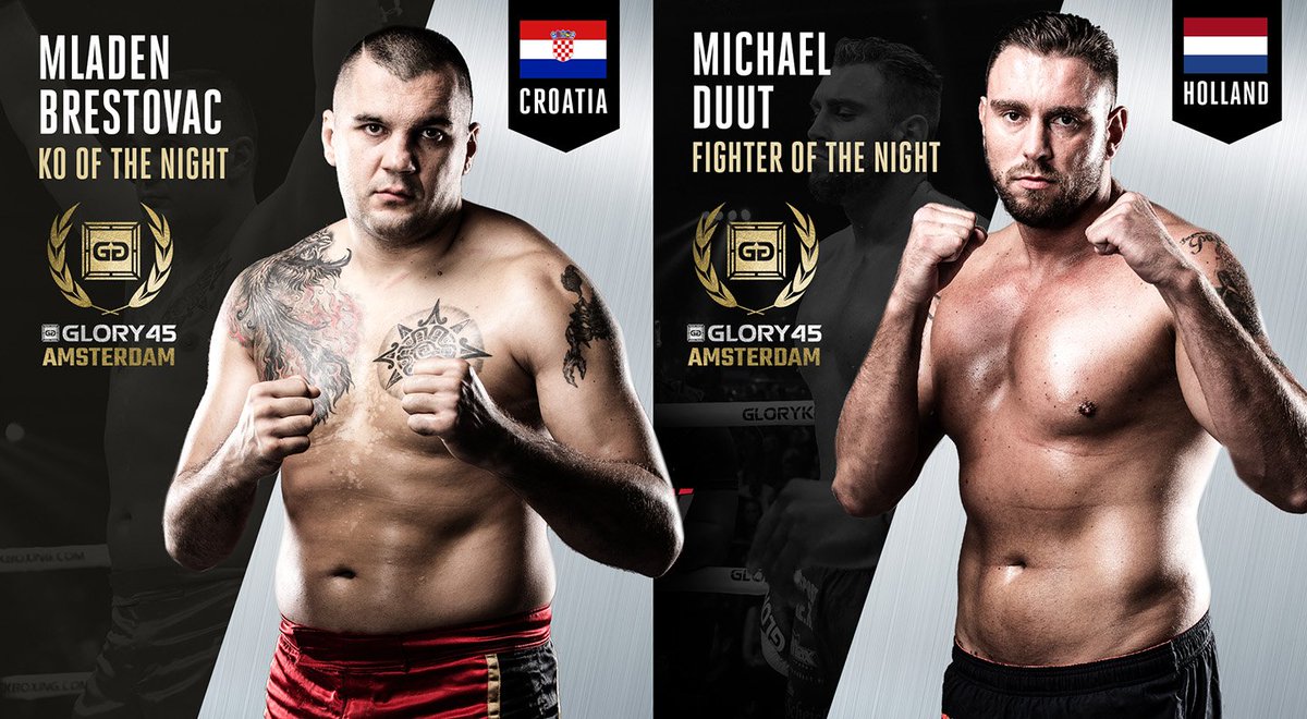 GLORY_WS's tweet image. Michael Duut and Mladen Brestovac win #GLORY45 fight night awards!
📰 - goo.gl/GX7J83