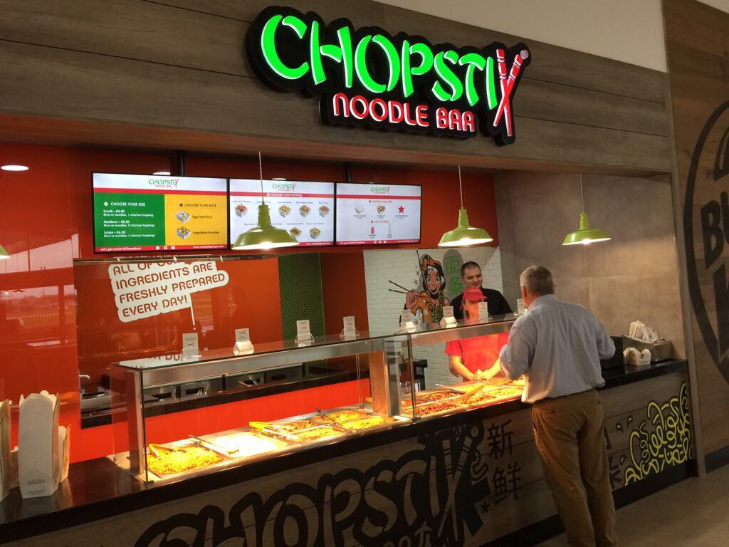 MoorefieldCo's tweet photo. Service with a smile at the new @ChopstixUK outlet at our food hall @BelfastAirport https://t.co/40xKVQj5Yt