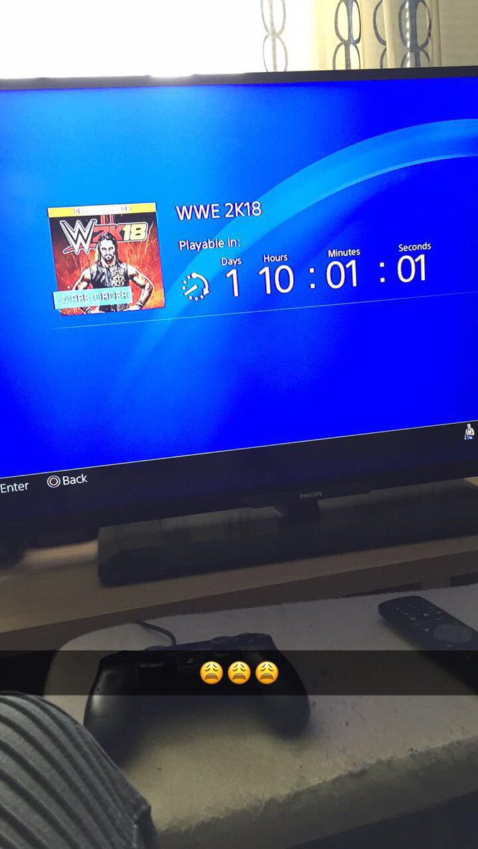 boldo_brown's tweet photo. Can’t wait anymore!! 😤😤
@WWE @WWEgames #WWE2K18 https://t.co/PESZRRkeJc
