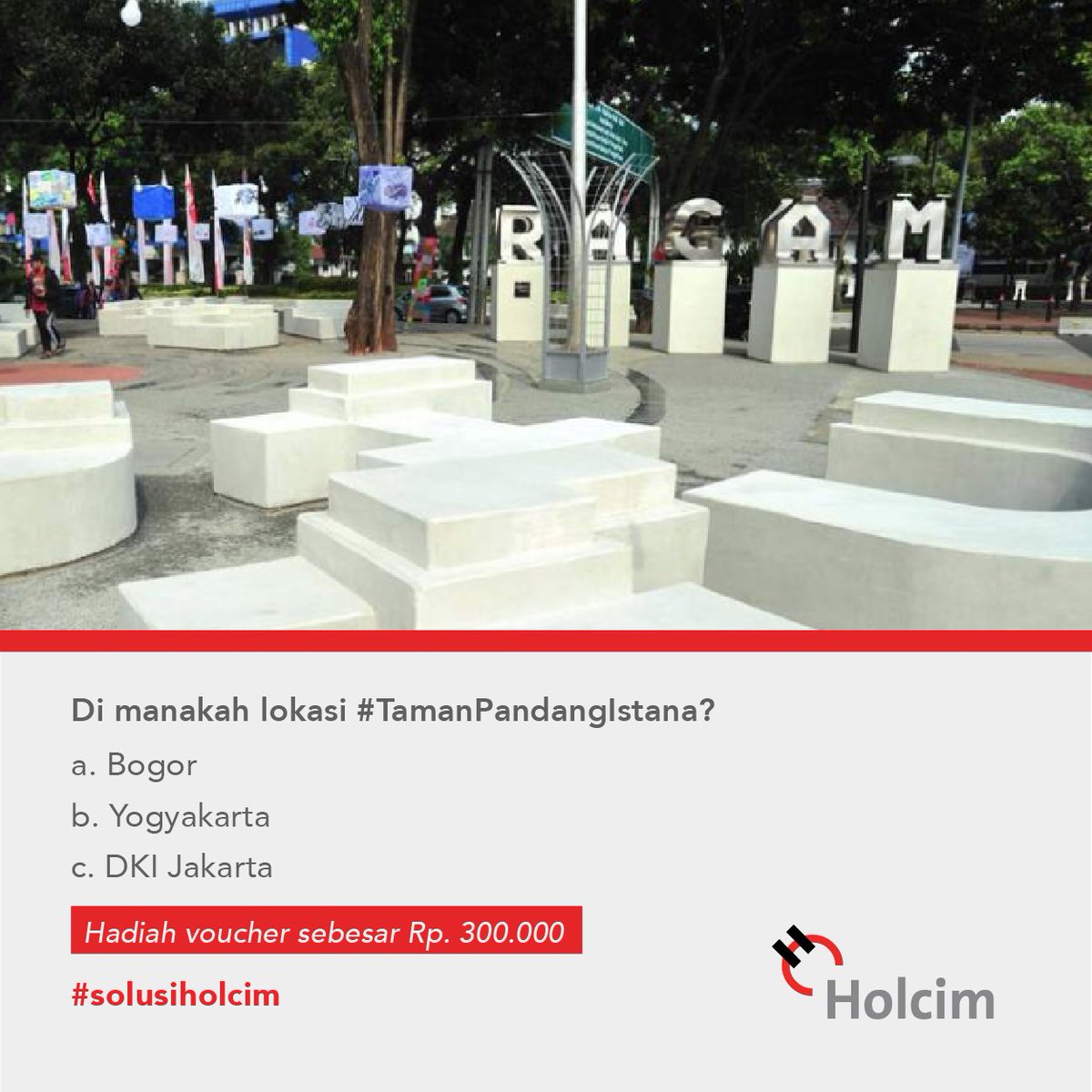 DynamixIDN's tweet photo. Di manakah lokasi #TamanPandangIstana? 
a. Bogor
b. Yogyakarta
c. DKI Jakarta
Jawab dan menangkan voucher sebesar Rp 300.000,- (3) https://t.co/UcBRJuSk3n