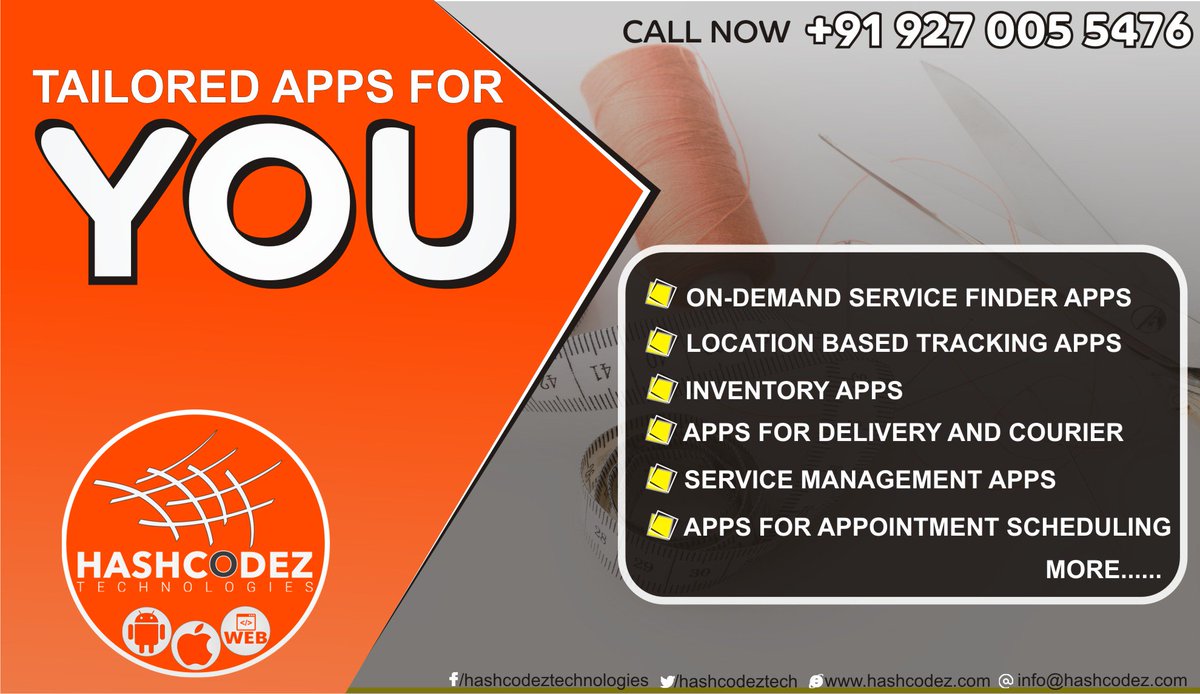 hashcodezsoft's tweet photo. looking for Tailored Apps for your business #TailoredApps #ReconnectWithGood #WednesdayMotivation #BusinessMan #softwaredev #MobileApp https://t.co/HSrdkKX51F