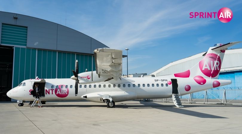 Sprint_Air's tweet photo. The newest addition to our fleet! We are pleased to introduce SP-SPH - SprintAir's 18th aircraft! https://t.co/YbY7m5ndFo
