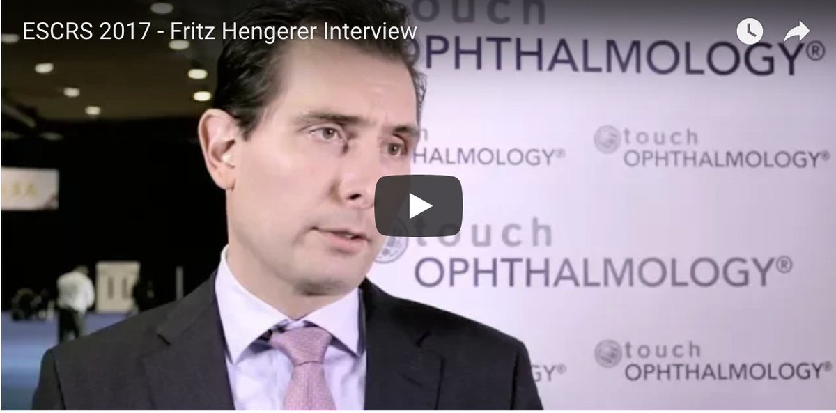 touchOPHTHALMIC's tweet photo. Dr Fritz Hengerer on his experiences with #Geuder’s devices, #cataractsurgery & his #ESCRS17 highlights https://t.co/jUY7O1GW7g https://t.co/ZGBwhbHbIR