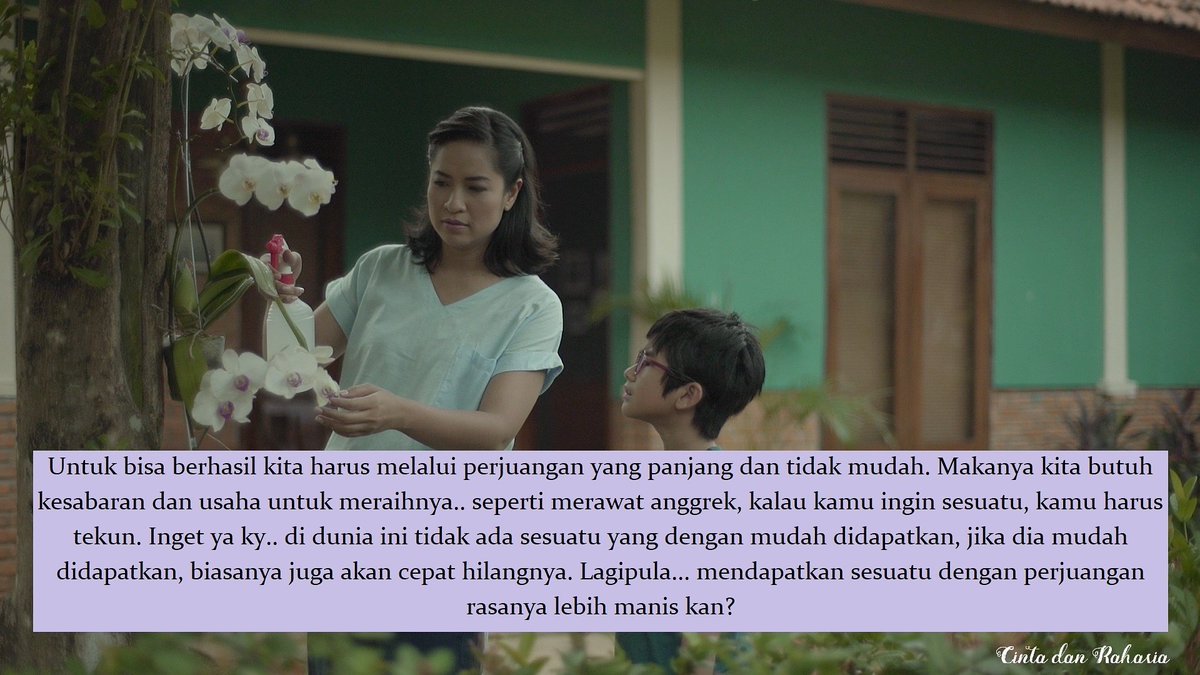 cintarahasiaNET's tweet photo. Sabar dan tekun

#CDR2NET_43 https://t.co/jUDdFuAc7W