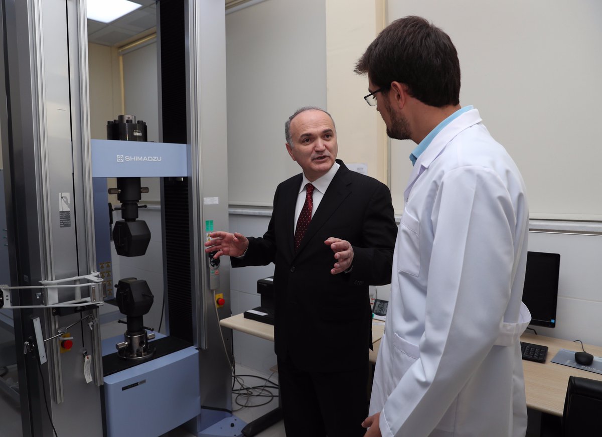 Celal Bayar Üniversitesi Deneysel Fen Bilimleri Uygulama ve Araştırma Merkezi'nde incelemelerde bulunduk. <a href="/bayaredutr/">X</a>