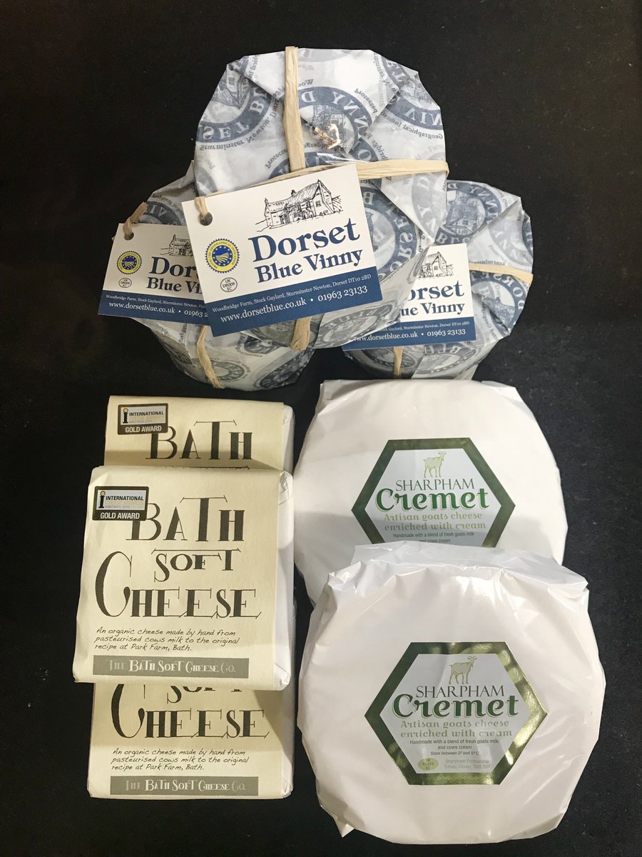 GreendaleFarm's tweet photo. New on our cheese counter today #sharphamcremet #bathsoft #dorsetbluevinny #cheese #cheeselover 🐭🧀 https://t.co/aqFBaYznWZ
