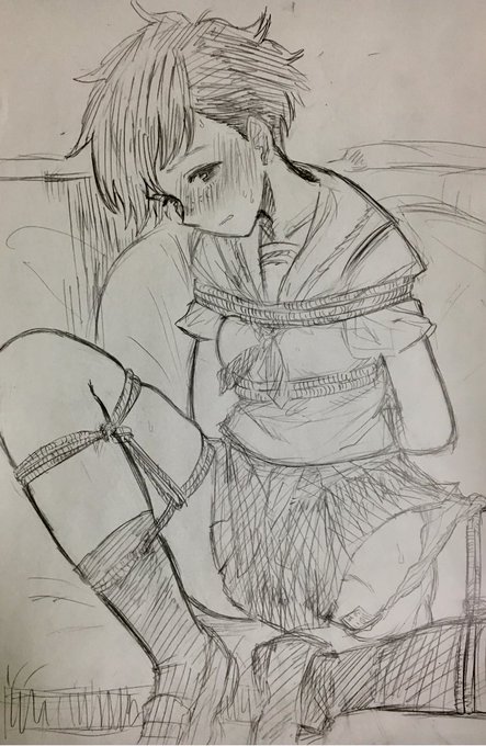 佐原さんを緊縛!

#聲の形
#聲の形版深夜の真剣お絵描き60分一本勝負 