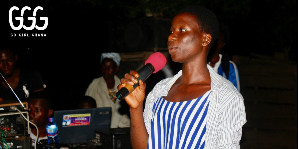 GoGirlGhana's tweet photo. It’s the #dayofthegirl! If we let their voice be heard today, they will be the voice that changes the world tomorrow! #gogirlghana #ghana https://t.co/pEKsbLheZ0