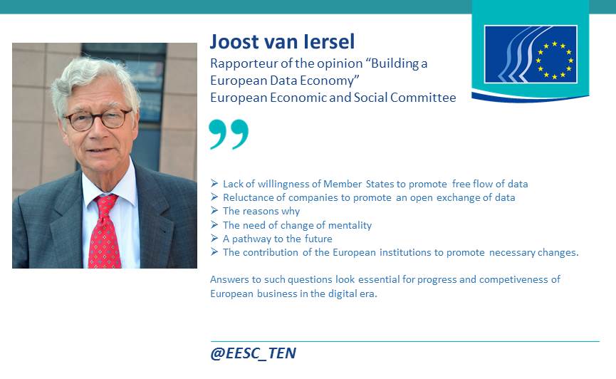 EESC_TEN's tweet photo. @DSMeu @CEPS_thinktank @BDVA_PPP @Orgalime @silviasela @Bechkson @DigIndEU @DigitalForumCH @DigitalCitzen @eaDigitalEU @MSEurope @IBMEuropePolicy @POLITICOEurope @IoT_Forum @innovations_iot @EU_opendata @EUDataEcosystem @EUDataForum @_Data_Science_ #DigitalDialogue @EESC_TEN: Today we exchange views with experts & stakeholders @DSMeu @BDVA_PPP @Orgalime @CEPS_thinktank @Digital_eu on #dataeconomy and #freeflowdata https://t.co/1X9KVrJKy4