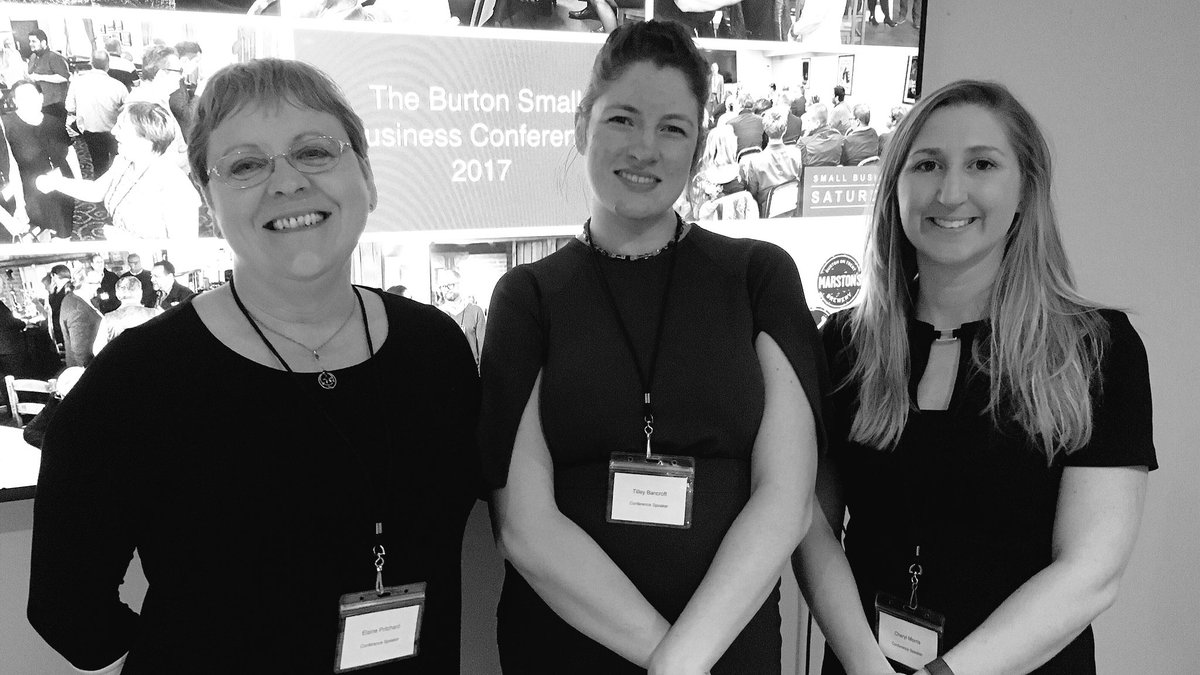 What better inspiration on #internationaldayofthegirl than these 3 kick ass business owners running today’s <a href="/BurtonSmallBiz/">Burton Small Biz</a> Conference! 💁🏻💪🏻