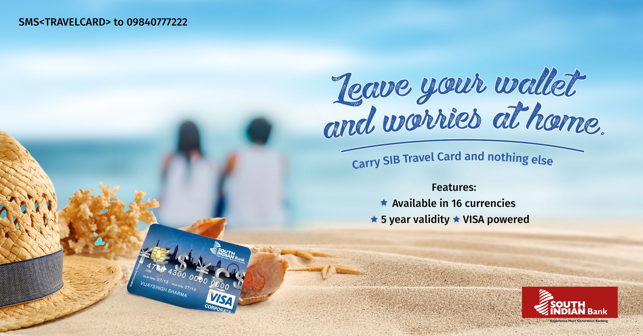 South Indian Bank On Twitter Sib S Multi Currency Travel Card - 