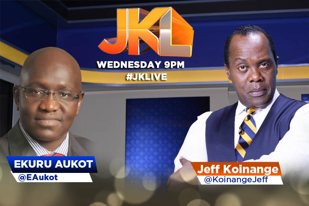 KoinangeJeff's tweet photo. Tonight #JKLive @citizentvkenya He's baaaaaack!! @EAukot talks to us about the way forward.....Spread THE WORD!! https://t.co/Q2qt5KE6go