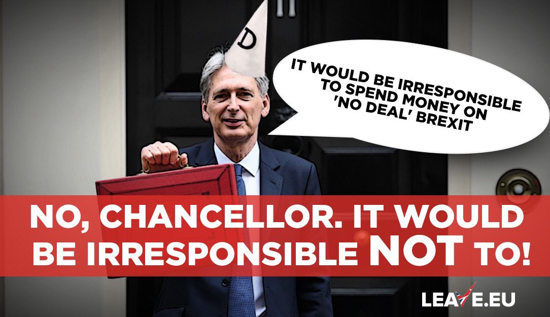 Hammond's reluctance to fund No Deal contingency plans proves he wants to sabotage Brexit.

RT if you agree he has to go! #PMQs #HammondOut