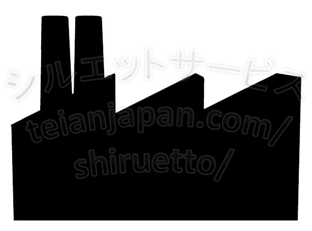 工場シルエットのtwitterイラスト検索結果