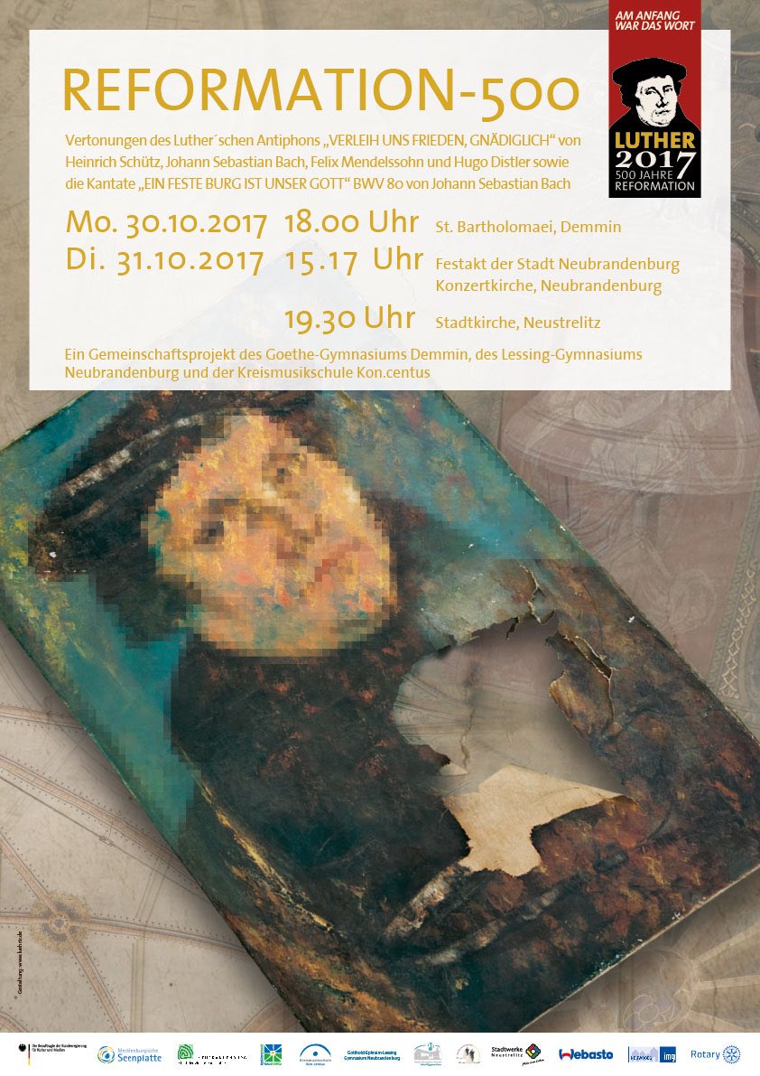 Die Endproben haben begonnen.... #Vorfreude, #Refo500