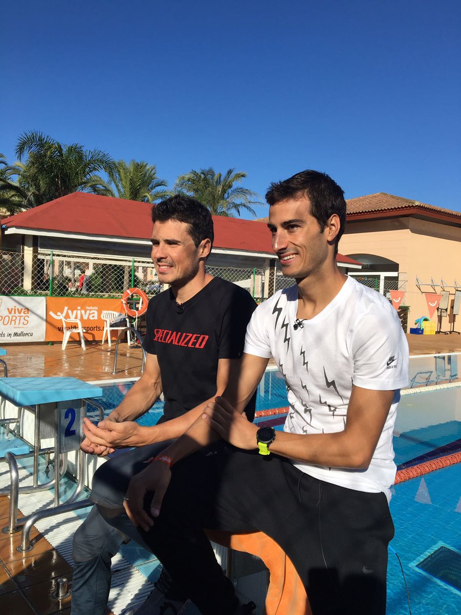 HotelsViva's tweet photo. ¡3,2,1...Grabando! Entrevista a dos campeones @mariomola y @Jgomeznoya en nuestro hotel #VivaBlue. #HotelsViva #VivaSports @EsportsIB3 https://t.co/EYhMBUEe9T