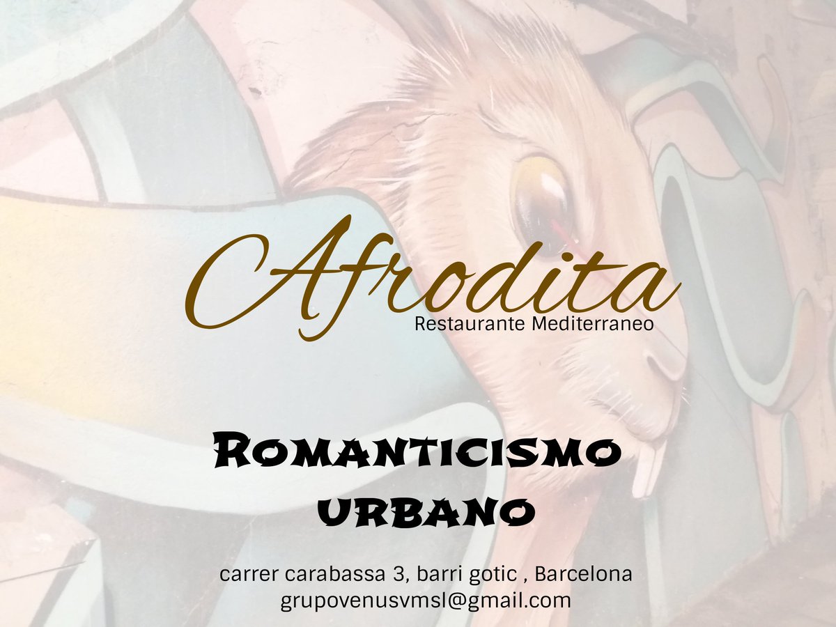 AfroditaRestau1's tweet photo. #romanticismourbano #restaurante #romantico #gotico #barcelona https://t.co/7LNwDZAnX7