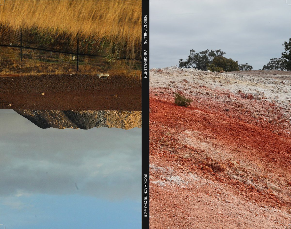 PerditaPhillips's tweet photo. Today #imadeabook called #WinganretnuH at book machine #Volume2017 burning mountain + Hunter coalscapes: big berms and high fences https://t.co/uypFzvMKAP